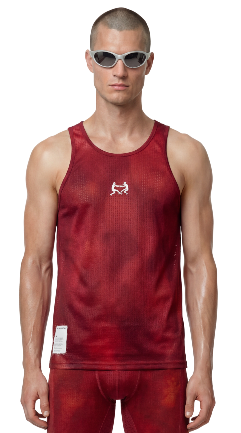 Human Scale X-Ray Singlet — Drop 01 athletic training vest — detail