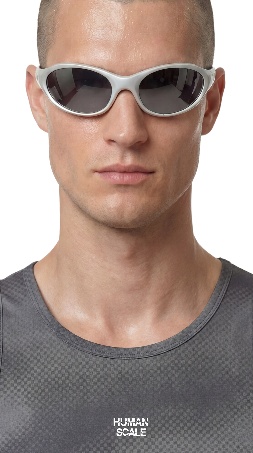 Human Scale Areté Singlet — Drop 01 performance running vest — detail