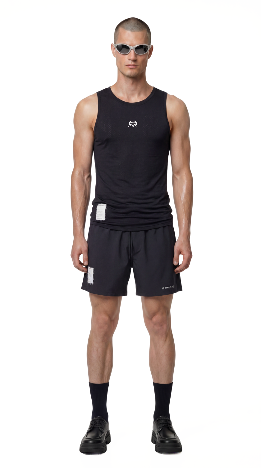 Human Scale X-Ray Vest — Drop 01 lightweight performance vest — front view