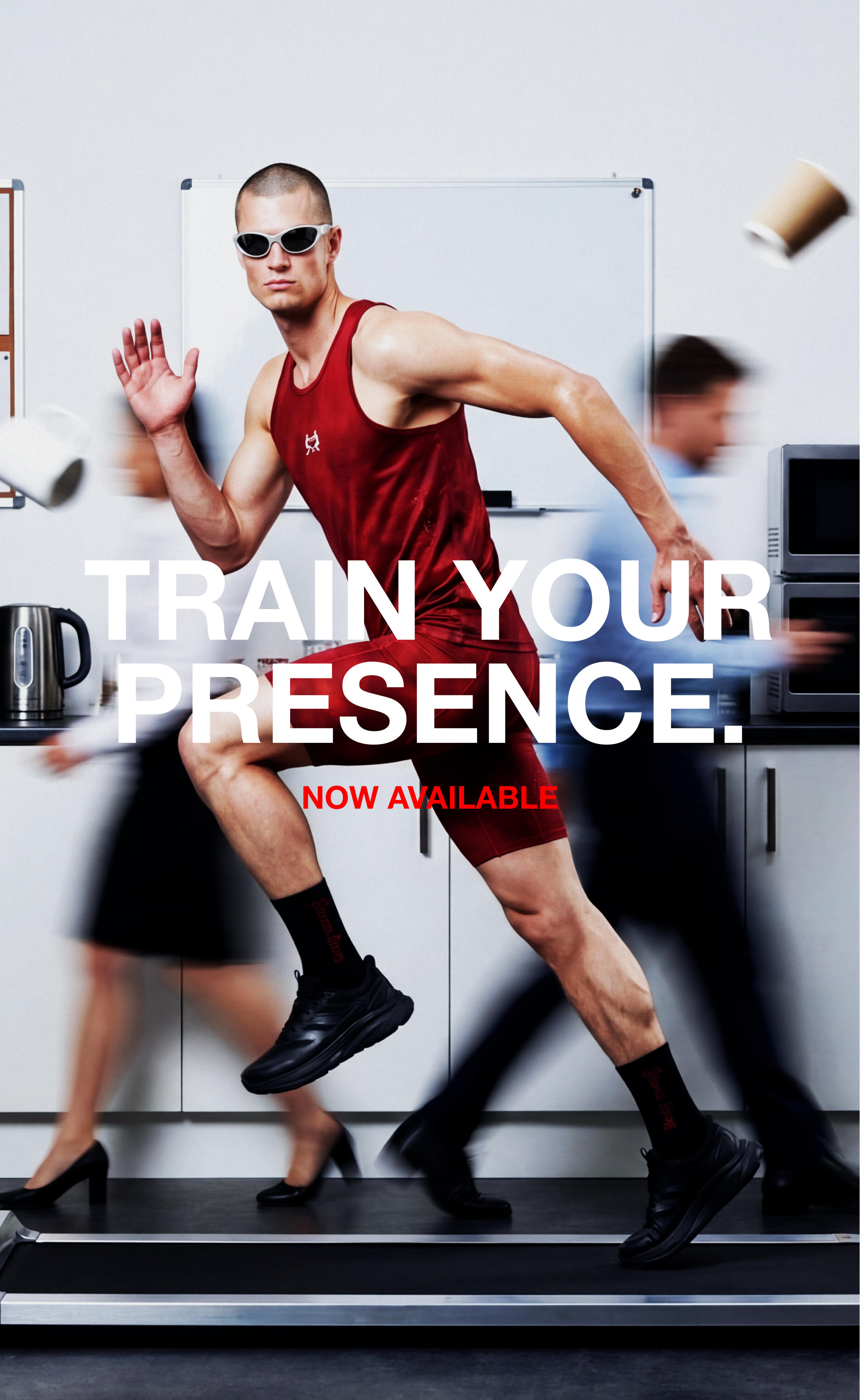 Human Scale Drop 01 — Train Your Presence campaign, performance sportswear
