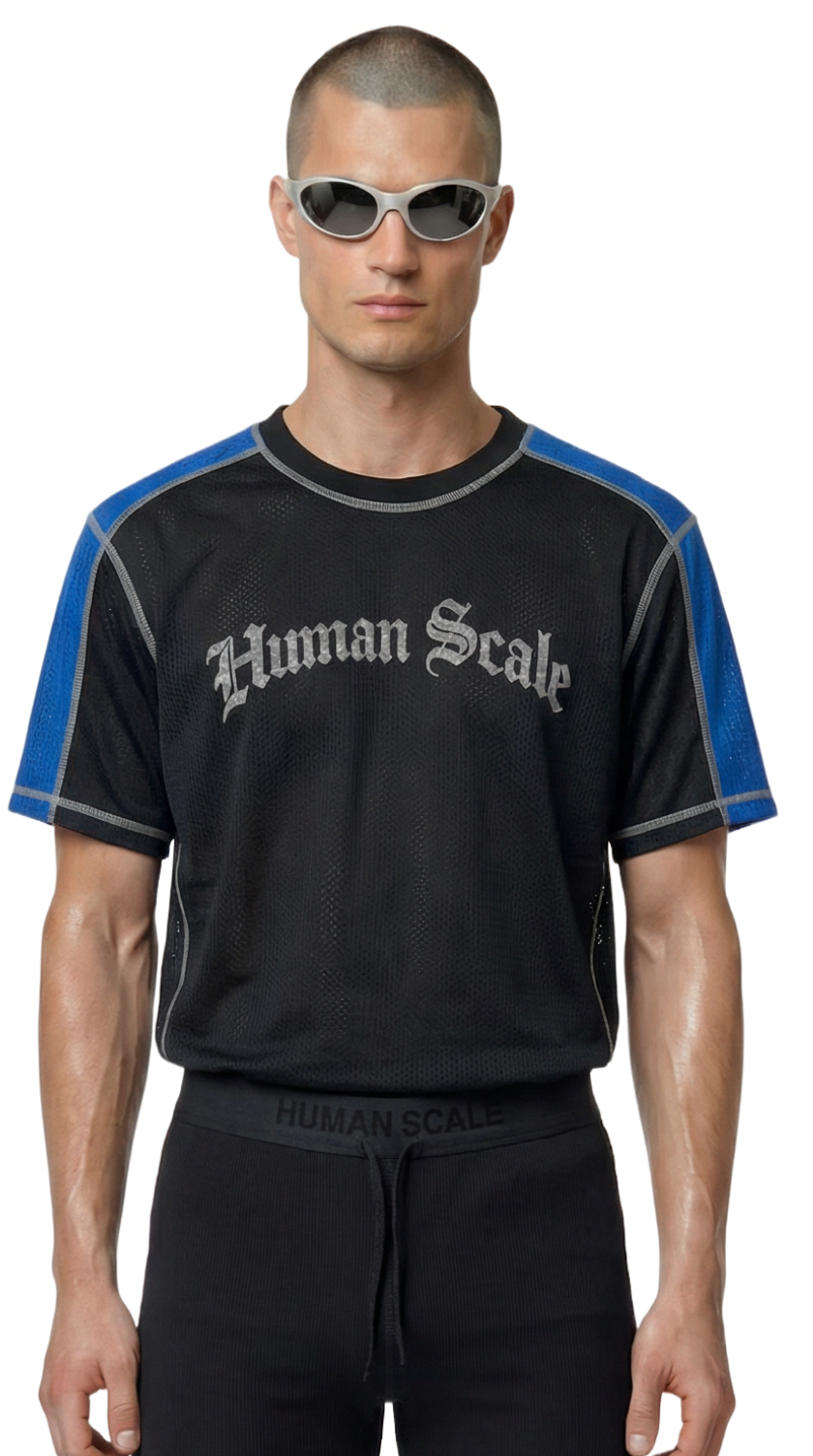 Human Scale Gothic T-Shirt — Drop 01 graphic tee — detail