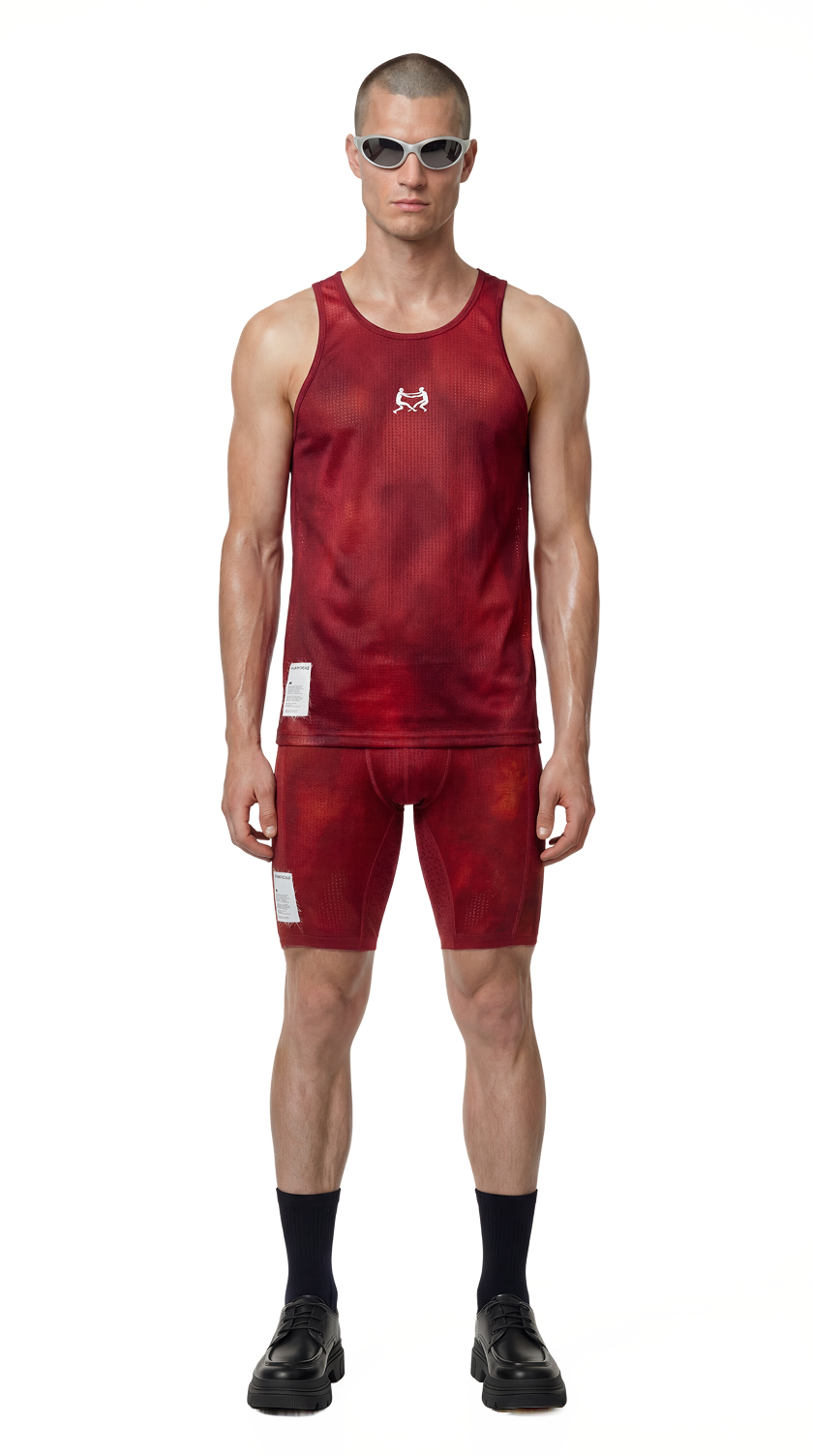 Human Scale X-Ray Singlet — Drop 01 athletic training vest — front view