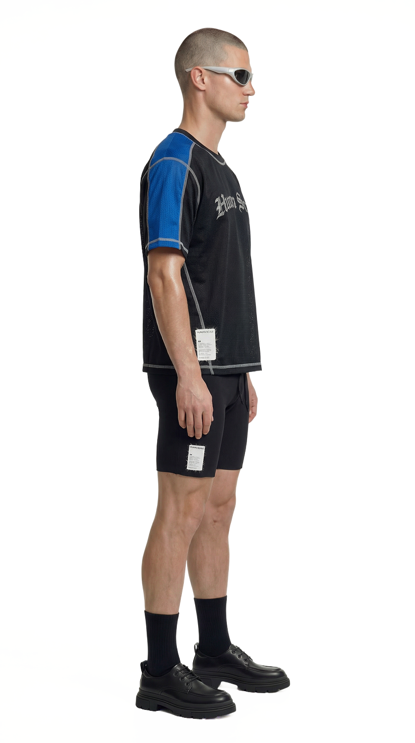 Human Scale Gothic T-Shirt — Drop 01 graphic tee — side view